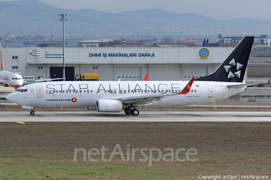 Turkish Airlines Boeing 737-8F2 (TC-JFI) | Photo 223229