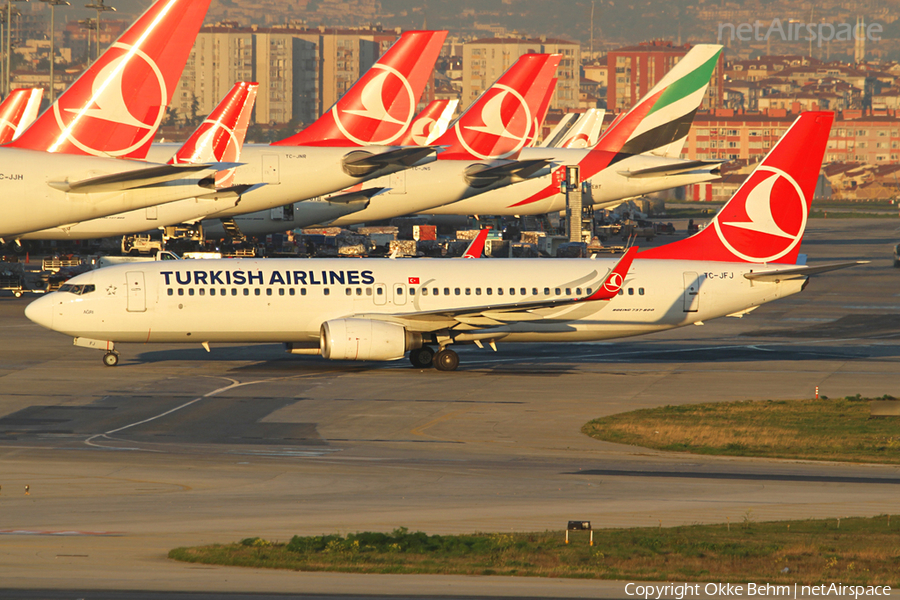 Turkish Airlines Boeing 737-8F2 (TC-JFJ) | Photo 43868