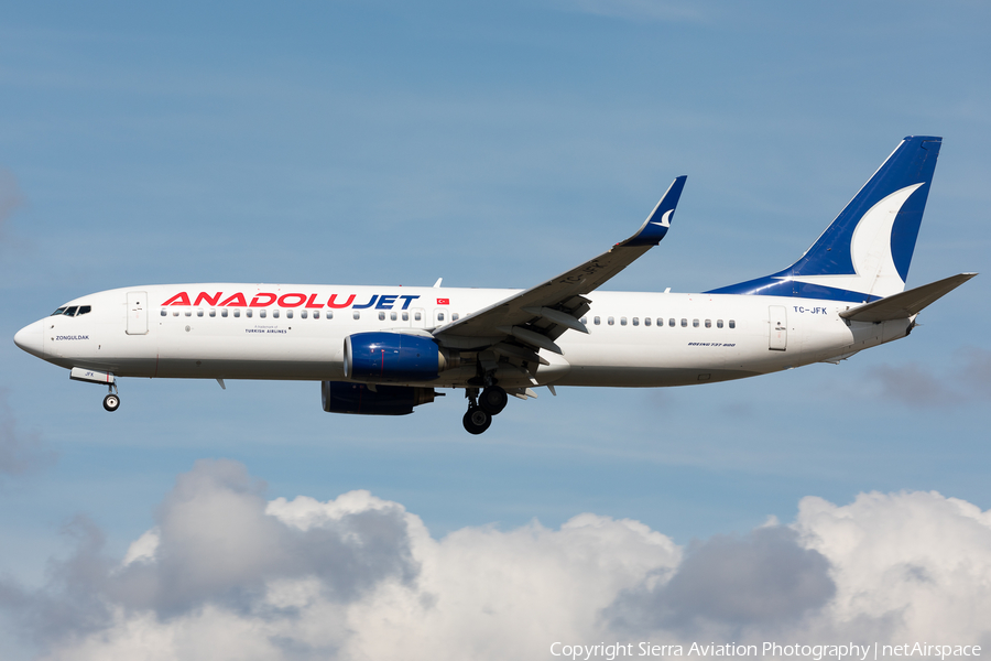 AnadoluJet Boeing 737-8F2 (TC-JFK) | Photo 502509