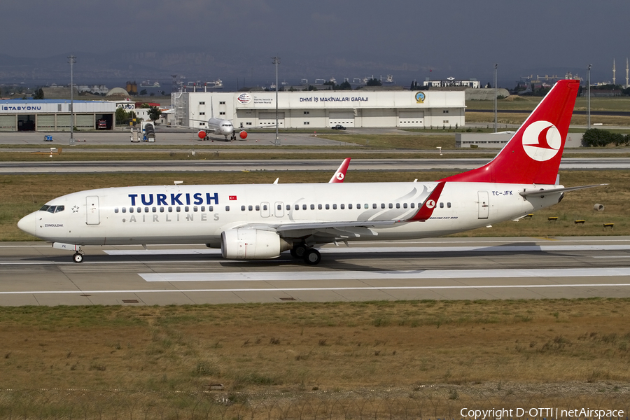 Turkish Airlines Boeing 737-8F2 (TC-JFK) | Photo 409448