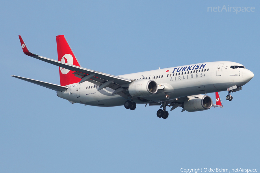 Turkish Airlines Boeing 737-8F2 (TC-JFK) | Photo 40717