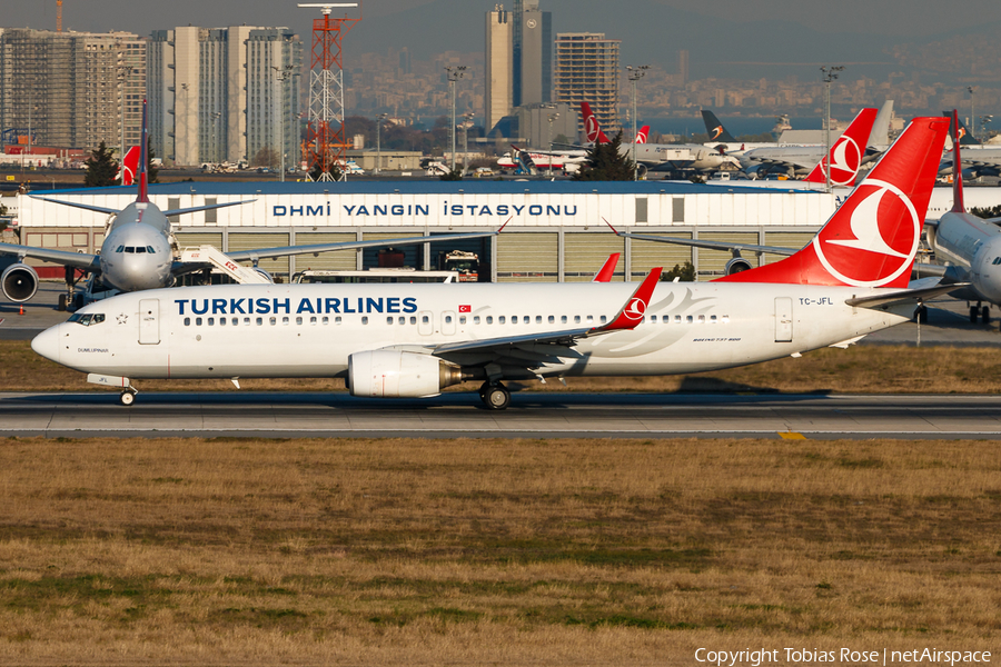 Turkish Airlines Boeing 737-8F2 (TC-JFL) | Photo 313988