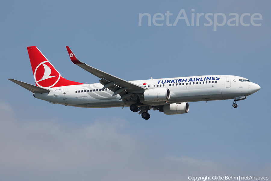 Turkish Airlines Boeing 737-8F2 (TC-JFL) | Photo 95302