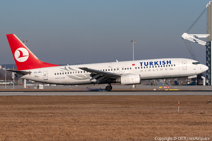 Turkish Airlines Boeing 737-8F2 (TC-JFL) | Photo 237412