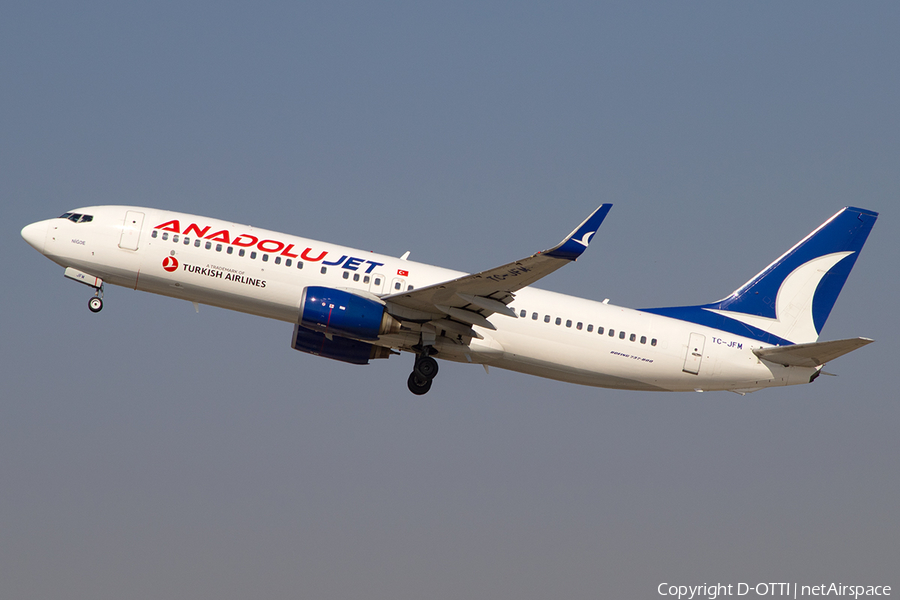 AnadoluJet Boeing 737-8F2 (TC-JFM) | Photo 590876