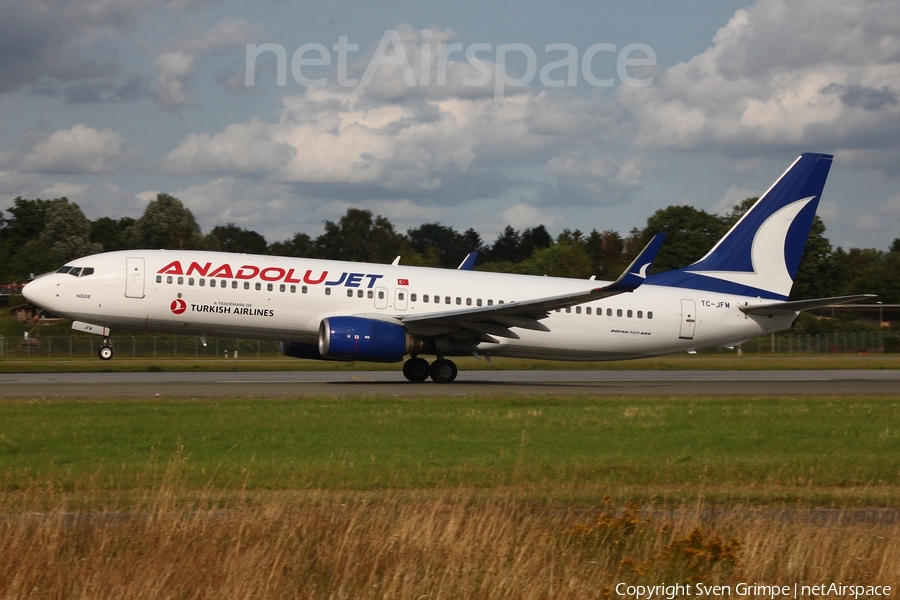 AnadoluJet Boeing 737-8F2 (TC-JFM) | Photo 459105