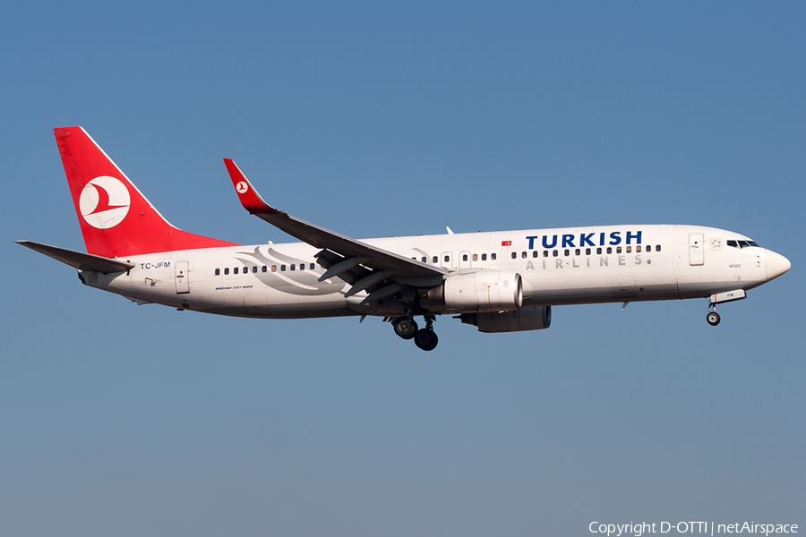 Turkish Airlines Boeing 737-8F2 (TC-JFM) | Photo 316883