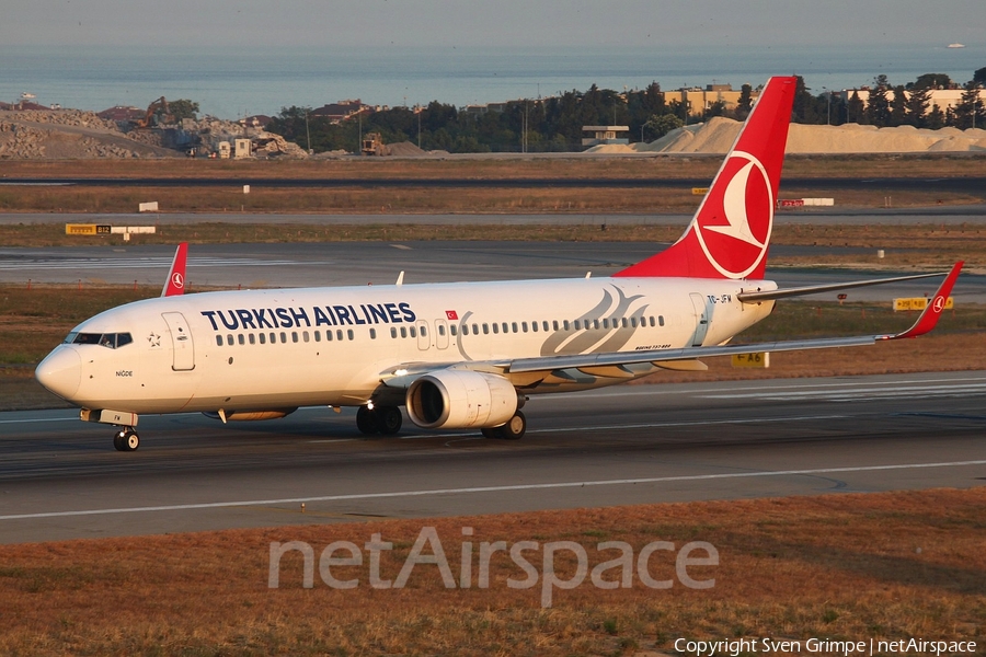 Turkish Airlines Boeing 737-8F2 (TC-JFM) | Photo 97007