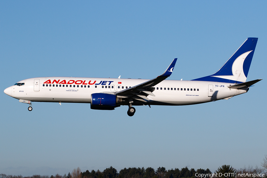 AnadoluJet Boeing 737-8F2 (TC-JFN) | Photo 487691