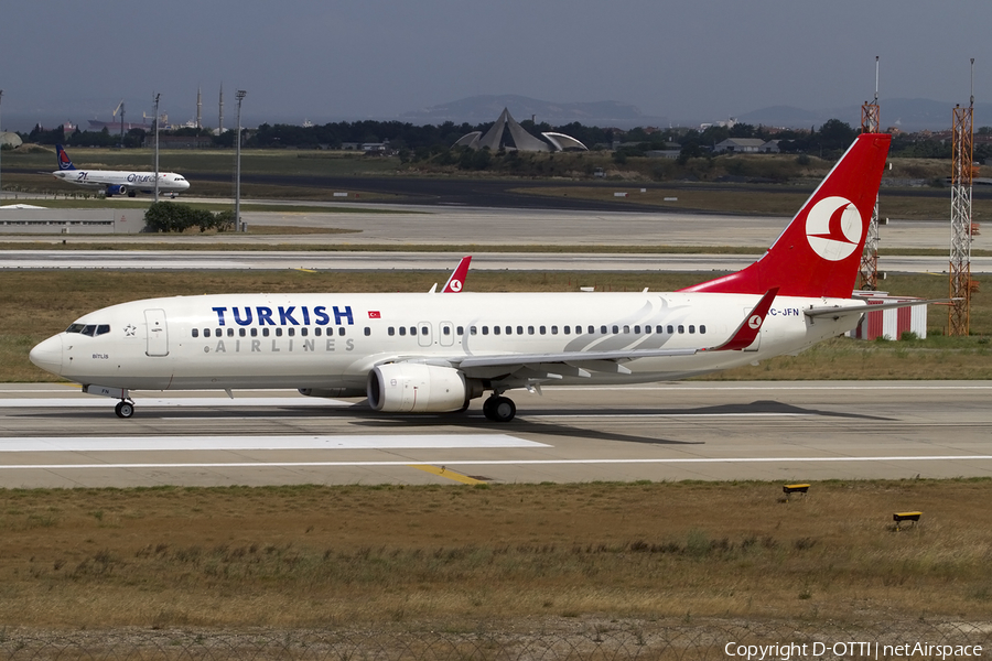 Turkish Airlines Boeing 737-8F2 (TC-JFN) | Photo 409427