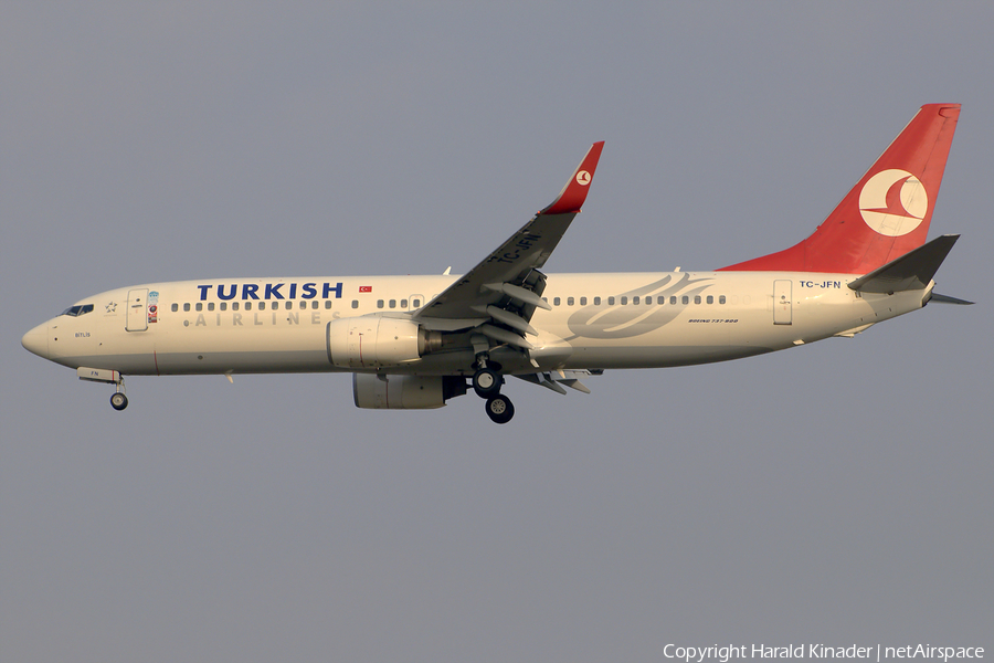 Turkish Airlines Boeing 737-8F2 (TC-JFN) | Photo 312449