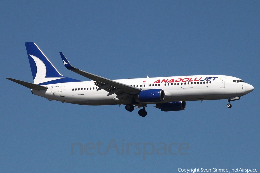 AnadoluJet Boeing 737-8F2 (TC-JFO) | Photo 508909