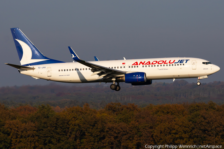 AnadoluJet Boeing 737-8F2 (TC-JFR) | Photo 668049