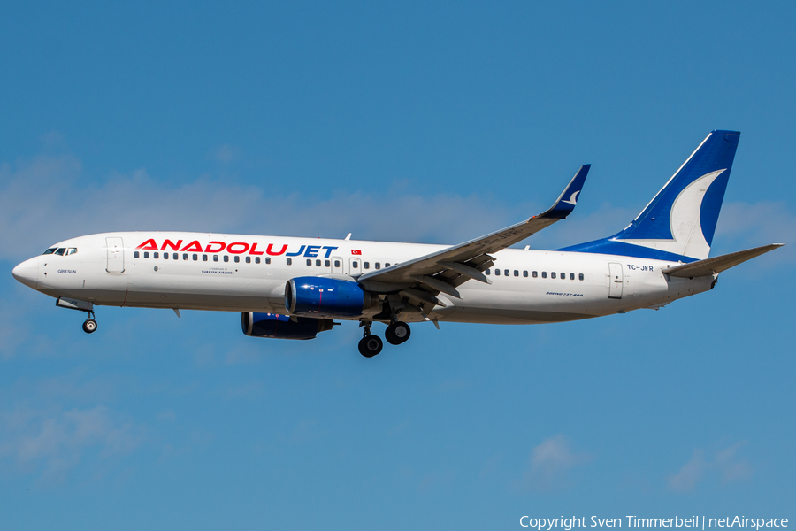 AnadoluJet Boeing 737-8F2 (TC-JFR) | Photo 467250