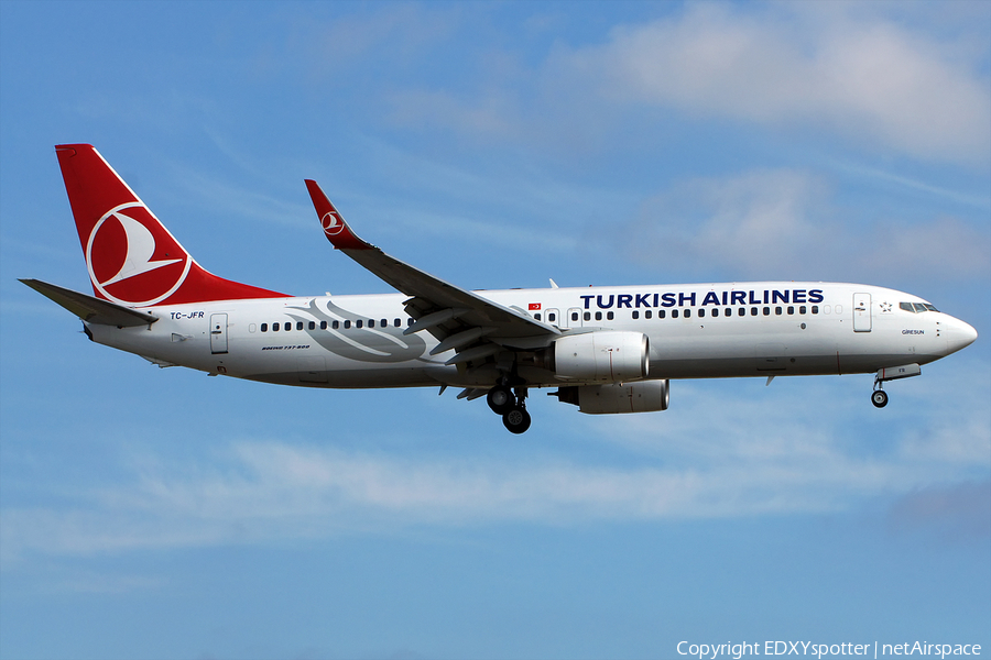 Turkish Airlines Boeing 737-8F2 (TC-JFR) | Photo 275593