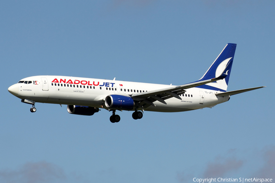 AnadoluJet Boeing 737-8F2 (TC-JFT) | Photo 392686