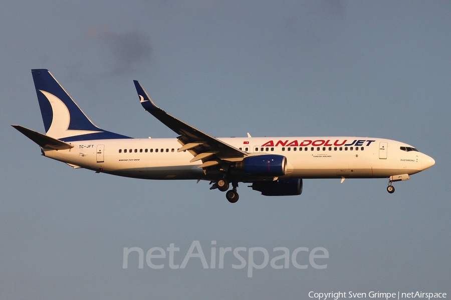 AnadoluJet Boeing 737-8F2 (TC-JFT) | Photo 184770
