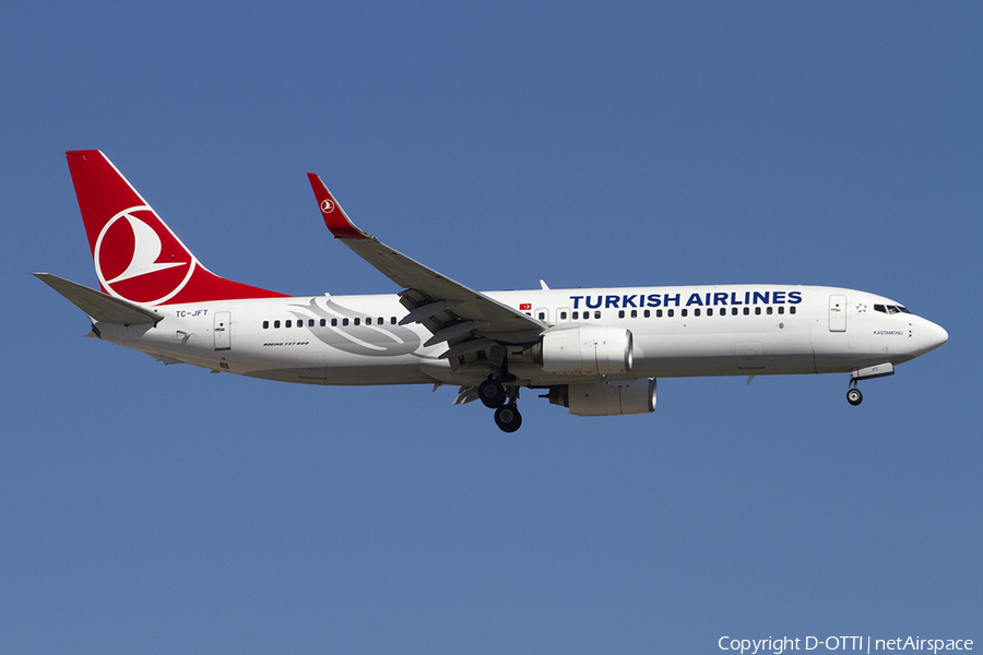 Turkish Airlines Boeing 737-8F2 (TC-JFT) | Photo 392914