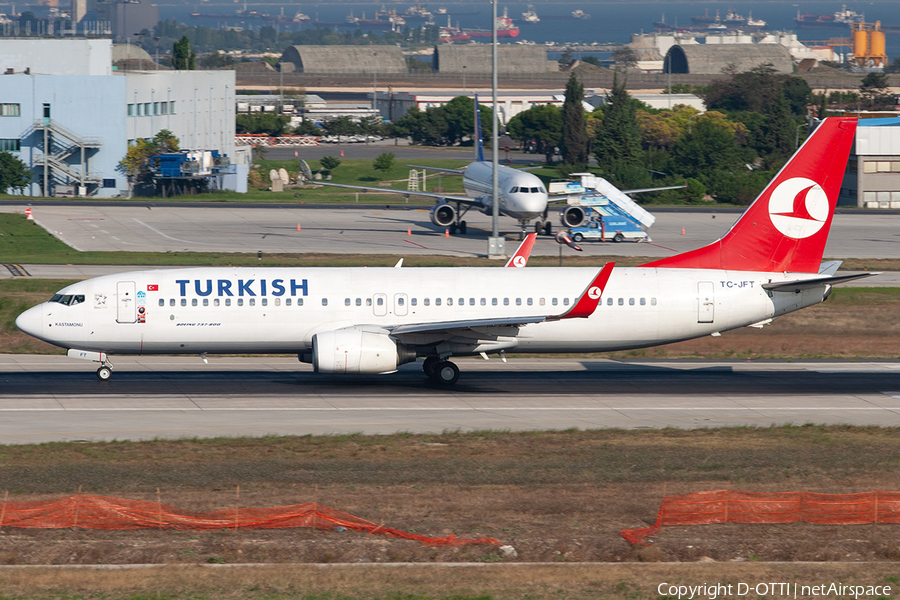 Turkish Airlines Boeing 737-8F2 (TC-JFT) | Photo 389925