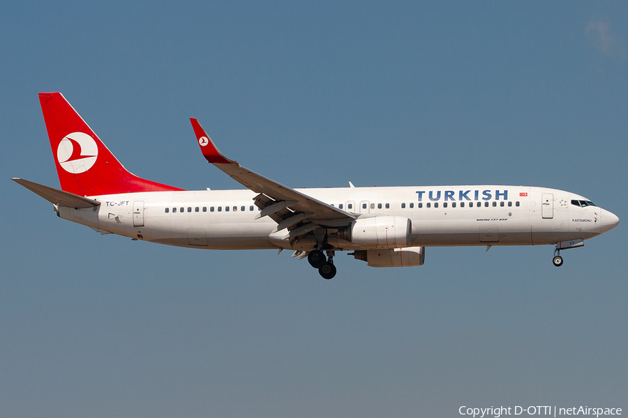 Turkish Airlines Boeing 737-8F2 (TC-JFT) | Photo 389676