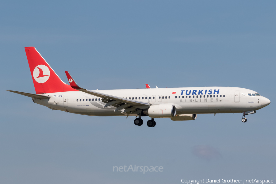 Turkish Airlines Boeing 737-8F2 (TC-JFV) | Photo 108889