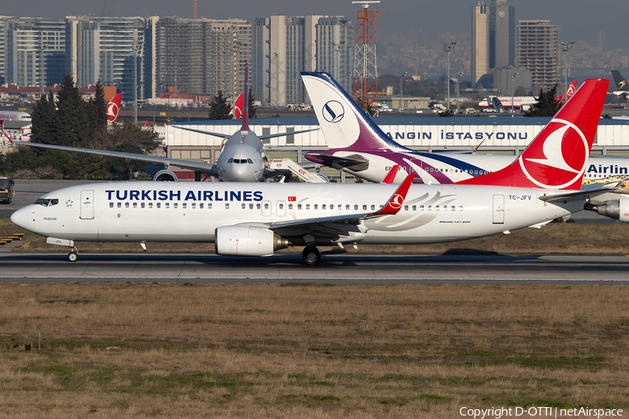 Turkish Airlines Boeing 737-8F2 (TC-JFV) | Photo 309707