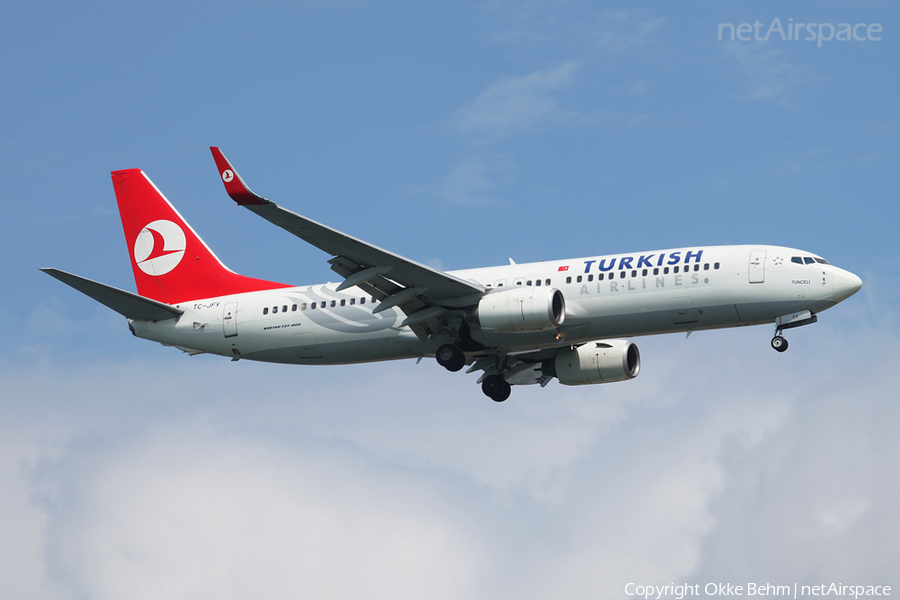 Turkish Airlines Boeing 737-8F2 (TC-JFV) | Photo 40689