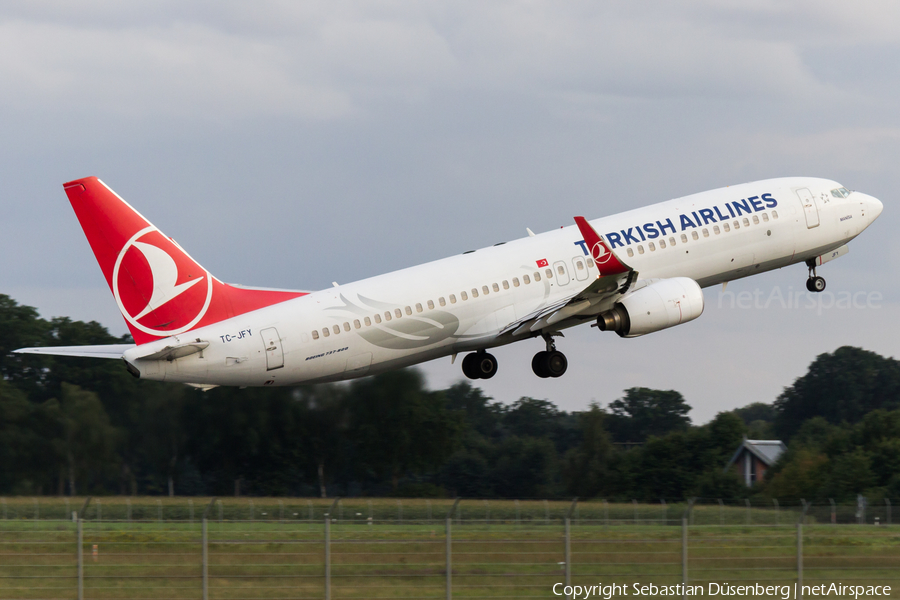 Turkish Airlines Boeing 737-8F2 (TC-JFY) | Photo 184873