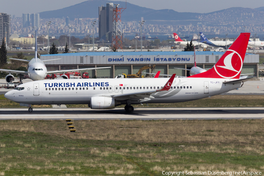 Turkish Airlines Boeing 737-8F2 (TC-JFY) | Photo 171100