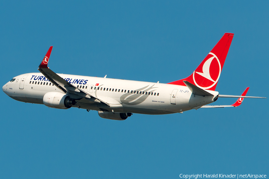 Turkish Airlines Boeing 737-8F2 (TC-JFY) | Photo 300875