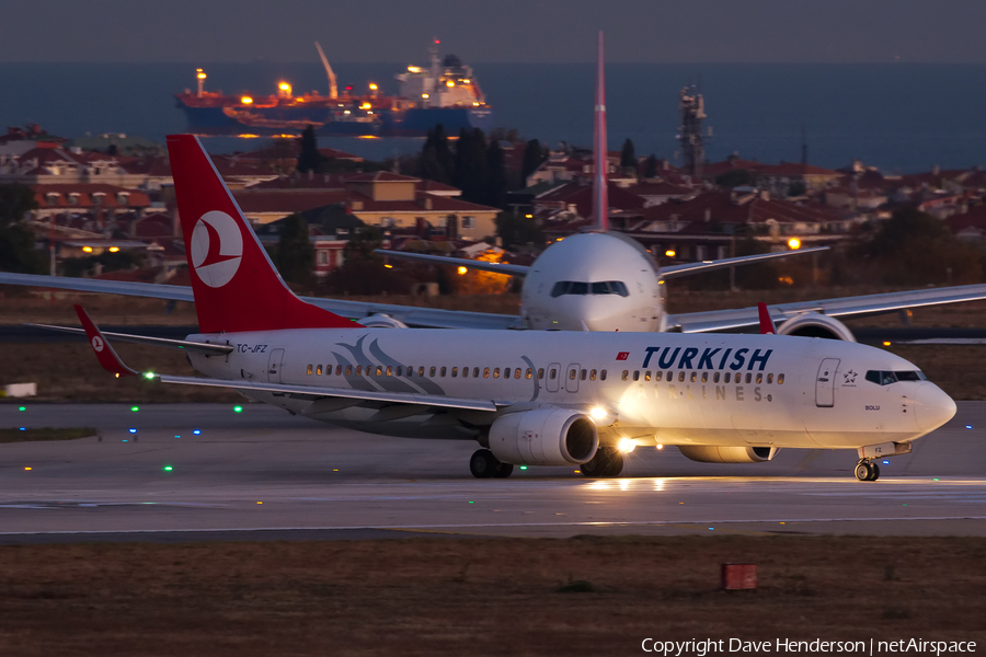 Turkish Airlines Boeing 737-8F2 (TC-JFZ) | Photo 33245