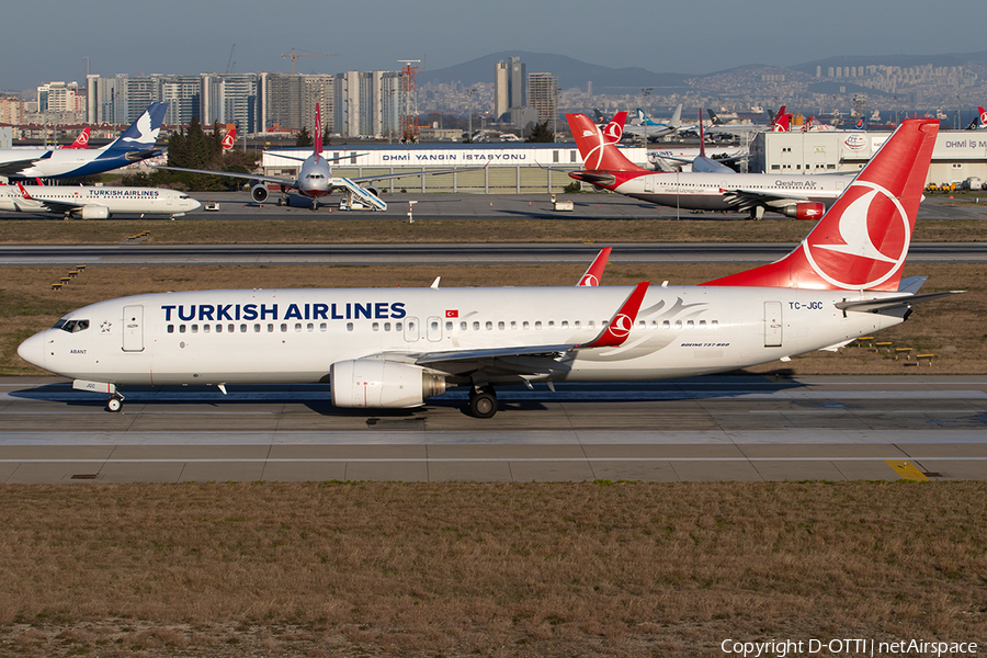 Turkish Airlines Boeing 737-8F2 (TC-JGC) | Photo 307989