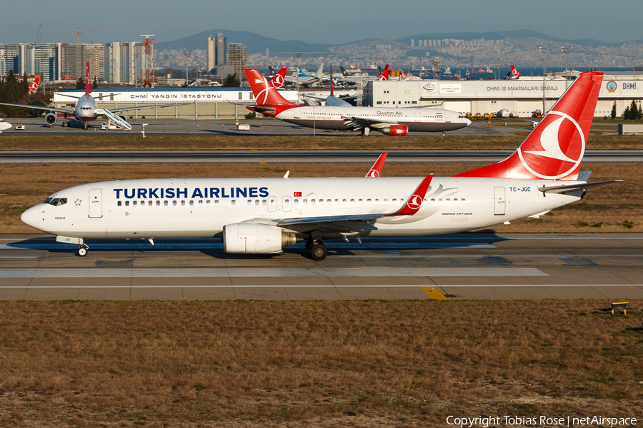 Turkish Airlines Boeing 737-8F2 (TC-JGC) | Photo 308109