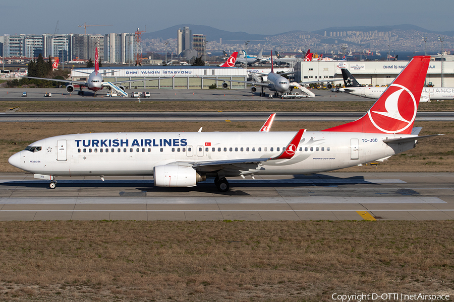 Turkish Airlines Boeing 737-8F2 (TC-JGD) | Photo 307960