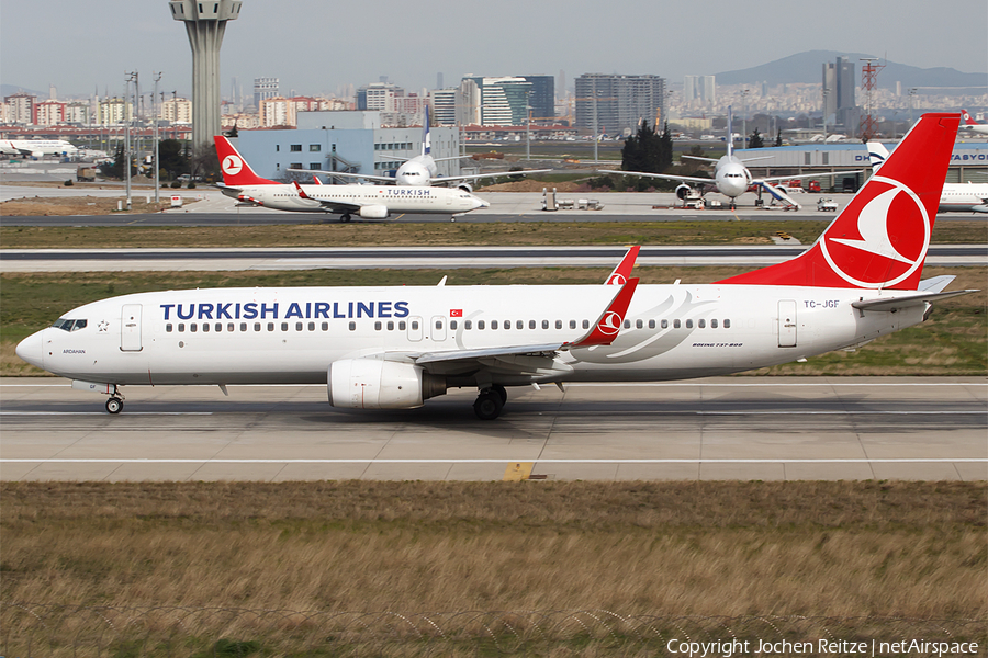 Turkish Airlines Boeing 737-8F2 (TC-JGF) | Photo 73302