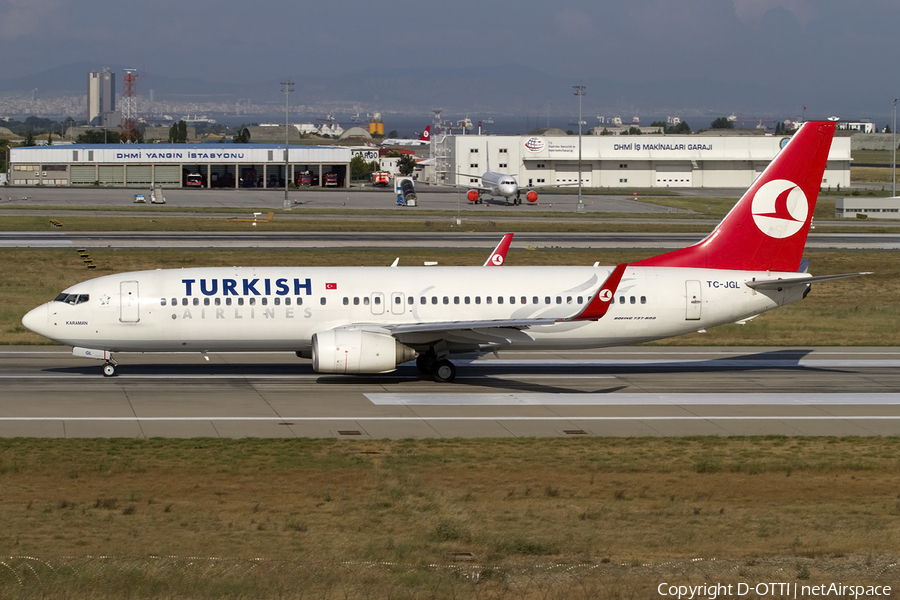 Turkish Airlines Boeing 737-8F2 (TC-JGL) | Photo 409602