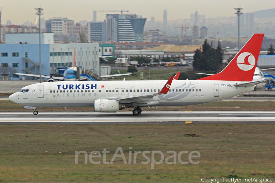 Turkish Airlines Boeing 737-8F2 (TC-JGL) | Photo 223224
