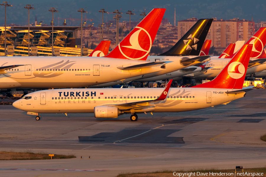 Turkish Airlines Boeing 737-8F2 (TC-JGV) | Photo 33809