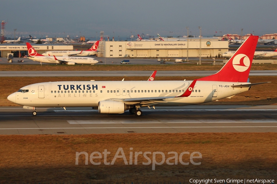 Turkish Airlines Boeing 737-8F2 (TC-JGV) | Photo 90826