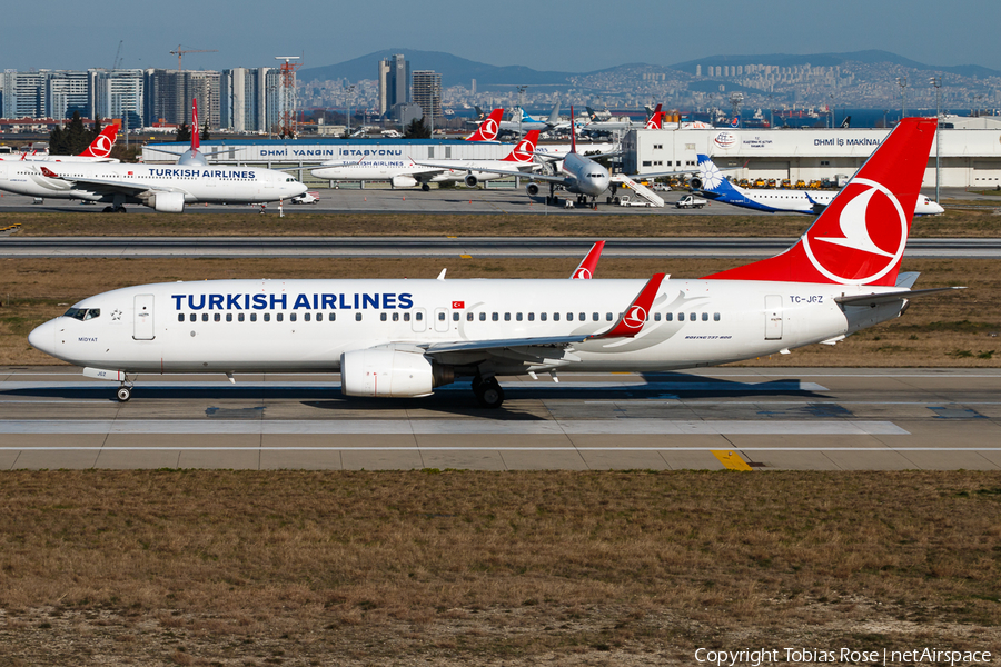 Turkish Airlines Boeing 737-8F2 (TC-JGZ) | Photo 307929