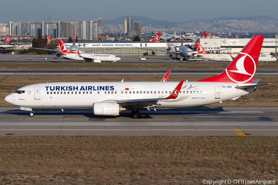 Turkish Airlines Boeing 737-8F2 (TC-JHA) | Photo 307974