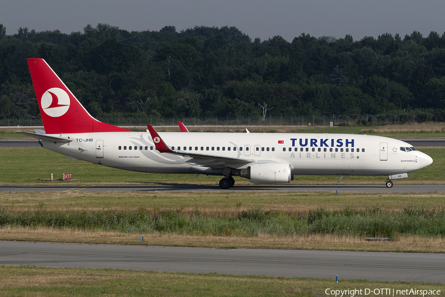 Turkish Airlines Boeing 737-8F2 (TC-JHB) | Photo 299146