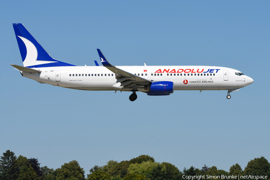 AnadoluJet Boeing 737-8F2 (TC-JHC) | Photo 521233