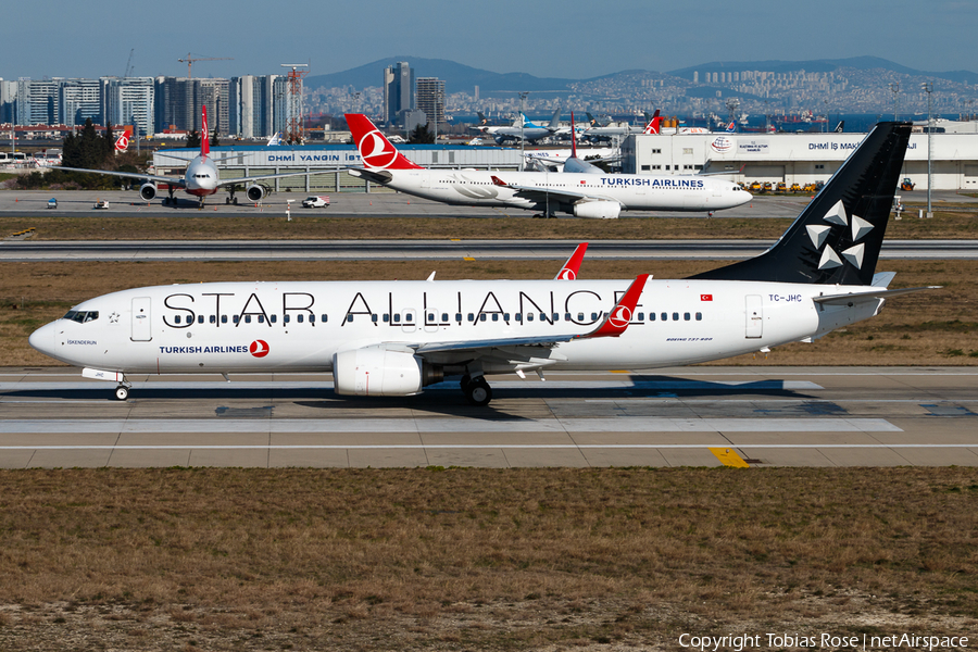 Turkish Airlines Boeing 737-8F2 (TC-JHC) | Photo 307894