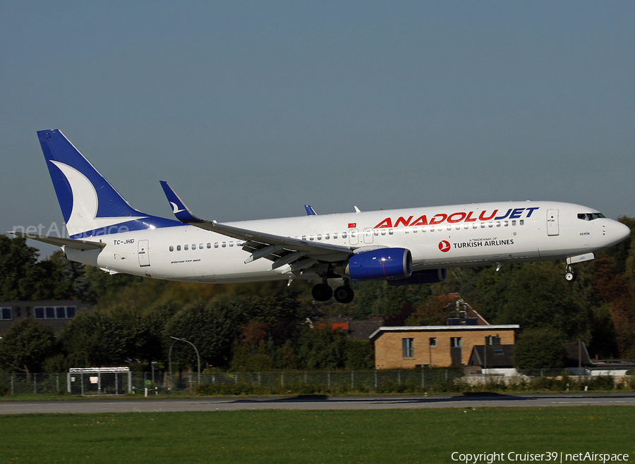 AnadoluJet Boeing 737-8F2 (TC-JHD) | Photo 489388