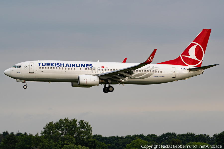 Turkish Airlines Boeing 737-8F2 (TC-JHD) | Photo 395350