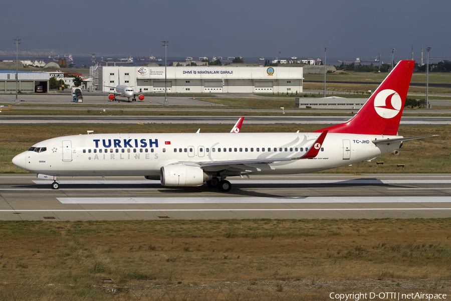 Turkish Airlines Boeing 737-8F2 (TC-JHD) | Photo 409582
