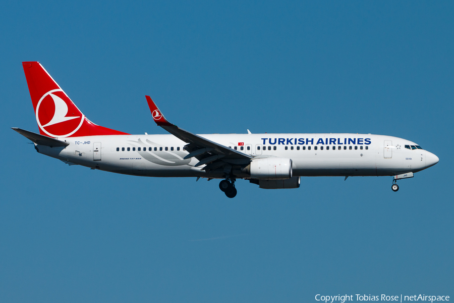 Turkish Airlines Boeing 737-8F2 (TC-JHD) | Photo 310479