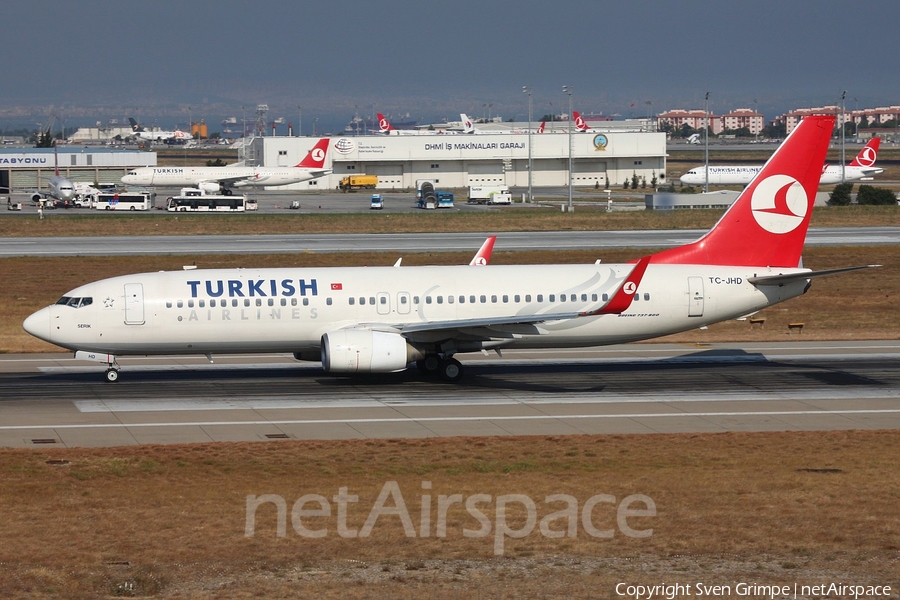 Turkish Airlines Boeing 737-8F2 (TC-JHD) | Photo 86835