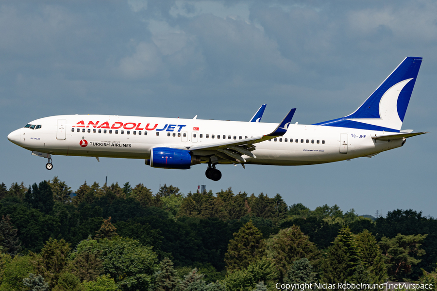 AnadoluJet Boeing 737-8F2 (TC-JHF) | Photo 516897